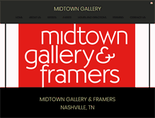 Tablet Screenshot of midtowngallery.com